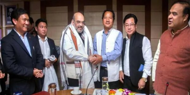 नागरिकता संशोधन बिल पर अमित शाह ने की बैठक, पूर्वोत्तर के नेताओं ने किया विरोध