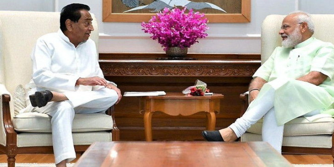 प्रधानमंत्री मोदी से मिले कमलनाथ, 16 हजार करोड़ रुपए के नुकसान की सर्वे रिपोर्ट सौंपी