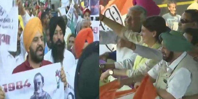 प्रियंका गांधी के रोड शो में उमड़े लोग, 84 के दंगा पीड़तों ने Hua to Hua पर किया ऐसा बवाल