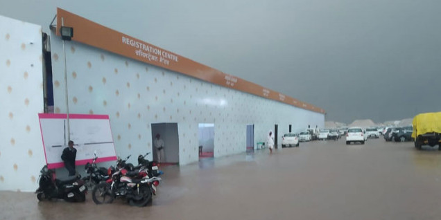 Kartarpur Corridor: PM मोदी के उद्घाटन करने से पहले टेंशन, टेंट सिटी व सभा स्थल में भरा पानी