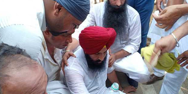 Ludhiana MLA Bains leads protest march in Phagwara against Ravidas temple demolition