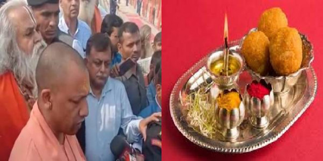 मुख्यमंत्री योगी पहुंचे हनुमानगढ़ी, विवादित परिसर में किये रामलला के दर्शन