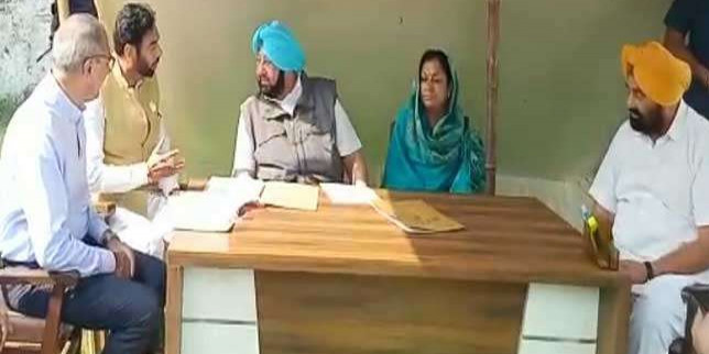CM कैप्टन अमरिंदर ने दौरे को यूं बनाया सरकारी, पहले गए मंडी, फिर पहुंचे रैली में