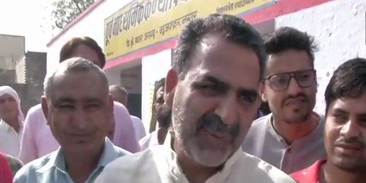 संजीव बाल्यान ने मुस्लिम महिलाओं के बुर्के में वोटिंग पर नाराजगी जताई