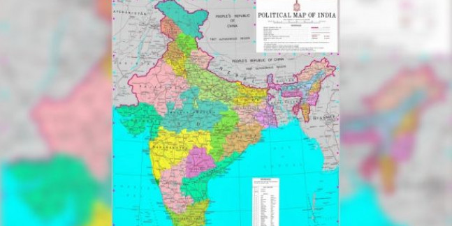 जम्मू कश्मीर और लद्दाक को केंद्र शासित प्रदेश बताने वाला देश का नया मैप जारी, POK भी शामिल