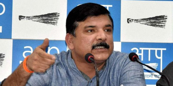 संजय सिंह का पासवान को खत, पानी की रिपोर्ट की कॉपी हमें भी दें