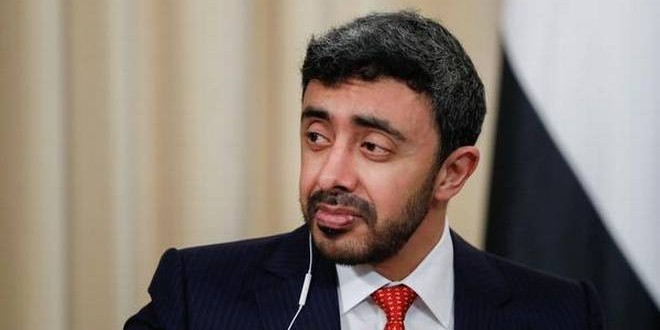 UAE Foreign minister arrives in India; energy, trade high on agenda of visit