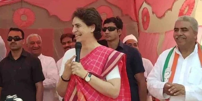 हमीरपुर के राठ में आज जनसभा संबोधित करेंगी प्रियंका गांधी, कार्यकर्ताओं में जोश