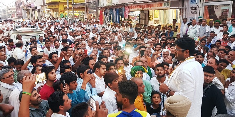 केवल सांसद चुनने का नहीं, हिसार के विकास व पहचान का है चुनाव- दुष्यंत चौटाला