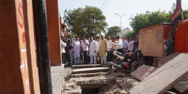 यूडीएच मंत्री ने देखा स्मार्ट सिटी के कार्यों को, दिए दिशा-निर्देश, देखें तस्वीरें