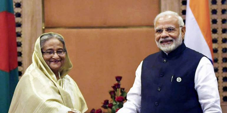 शेख हसीना के साथ पीएम मोदी ने की मुलाकात, करेंगे 3 प्रोजेक्ट्स का उद्घाटन