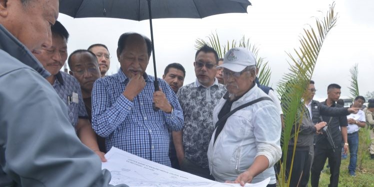 Nagaland CM inspects devp works at medical college site in Kohima