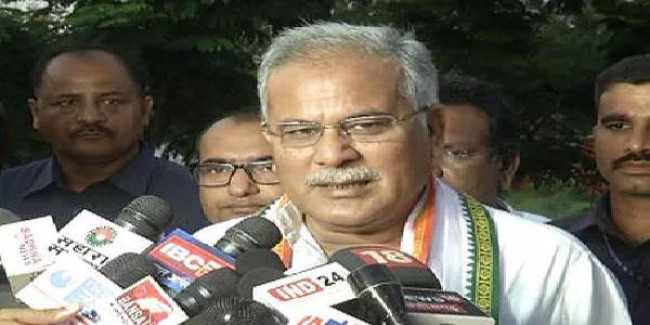 CM बघेल का तंज- BJP डर रही है, इसलिए चुनाव न लड़ने का बहाना बना रही
