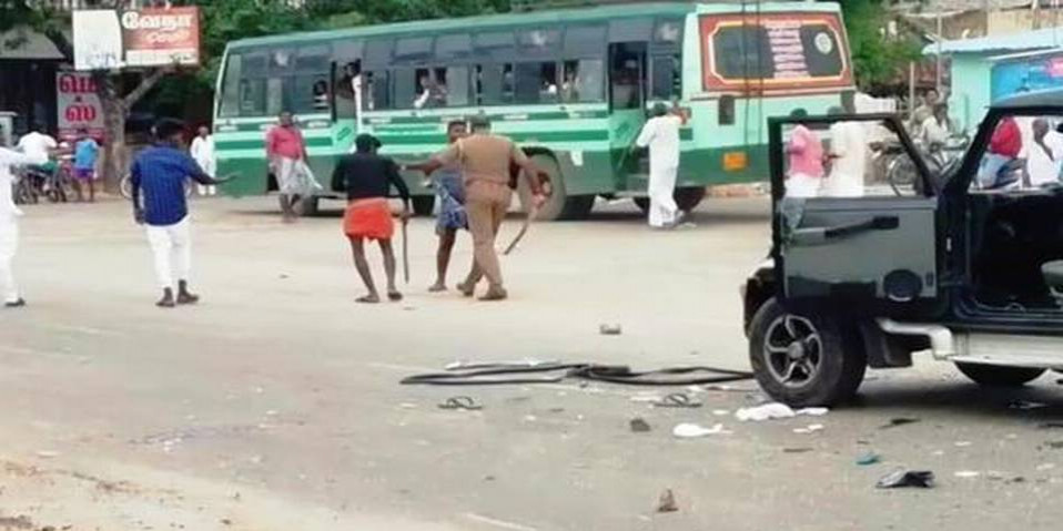 Ambedkar statue damaged in Vedaranyam