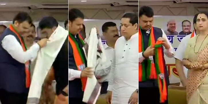 NCP को बड़ा झटका, डेढ़ दर्जन पार्षद, विधायक और नेता BJP में शामिल
