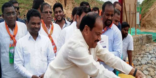 42 साल का इंतजार खत्म, CM रघुवर दास ने किया कोनार सिंचाई परियोजना का शुभारंभ