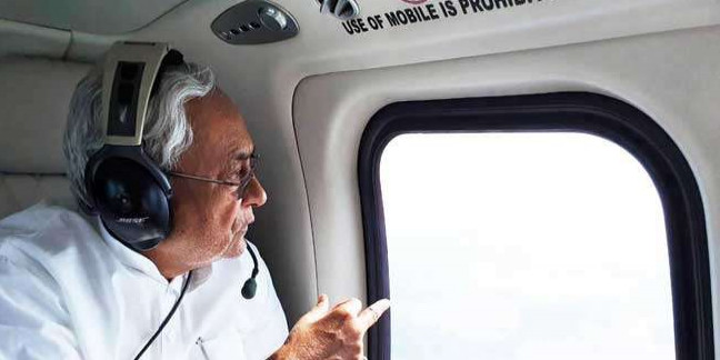बाढ़ त्रासदी को देख सीएम नीतीश ने फिर क्या एरियल सर्वे, चार जिलों का लिया जायजा