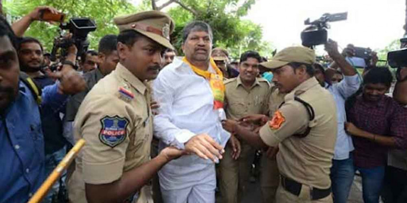 Tension prevails at Indira Park after opposition tried to lay siege secretariat