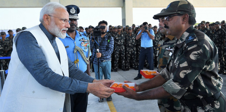 PM Modi: it's because of army, govt. take big decisions