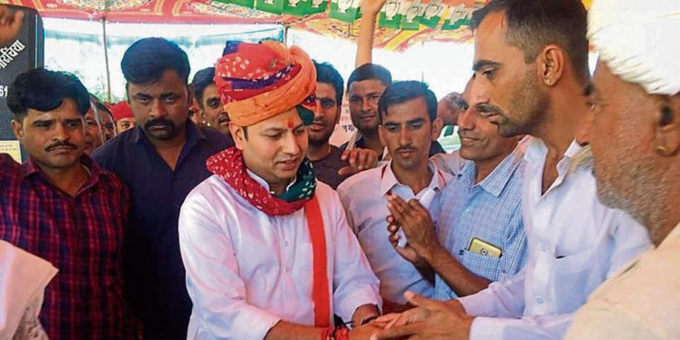 वैभव गहलोत के किये उद्घाटनों पर भाजपा ने उठाई आपत्ति, पितृ सत्ता का कर रहे हैं दुरुपयोग