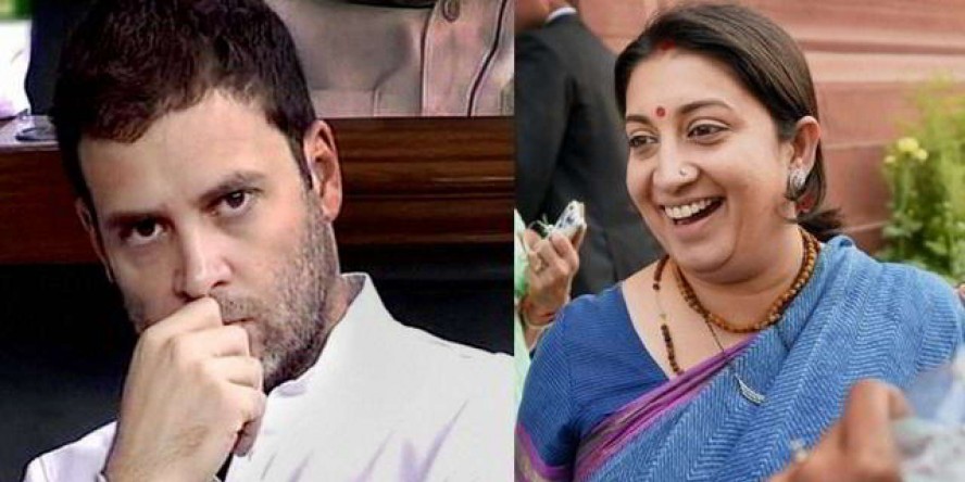 भाजपा के संकल्प पत्र पर सियासत तेज, राहुल गांधी के तंज के बाद स्मृति और नकवी का पलटवार