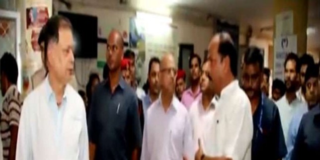 रघुवर दास ने रिम्स का किया निरीक्षण, व्यवस्था सुधारने का दिया आदेश
