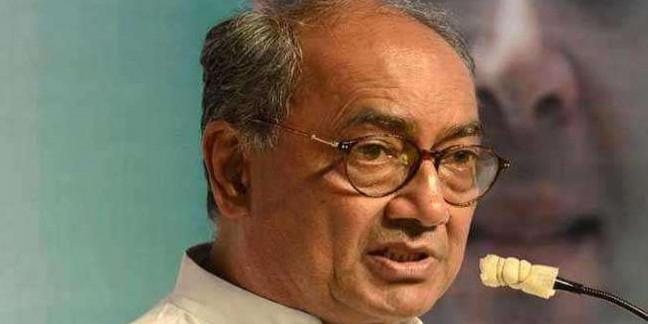 दिग्विजय ने BJP पर साधा निशाना कहा- गोडसे को गांधी का हत्यारा मानते हैं तो BJP की पदयात्रा का करें विरोध