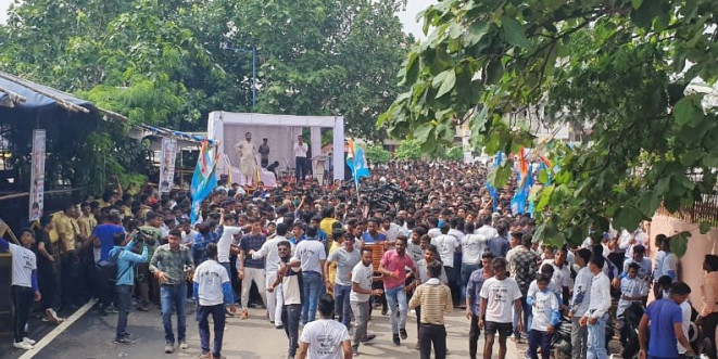 रायपुर में कुपोषण के खिलाफ हुई हाफ मैराथन, सीएम ने दिखाई हरी झंड़ी