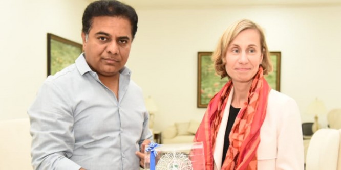 Canada Consul General meets KTR