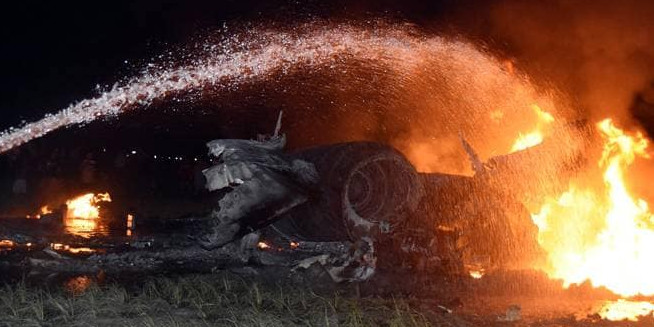 Sukhoi fighter jet crashes in paddy field Assam, pilots eject safely