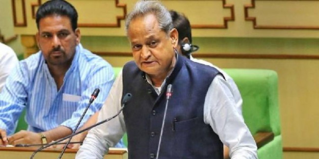 राजस्थान के सीएम अशोक गहलोत ने विधानसभा में किया जय श्रीराम का घोष