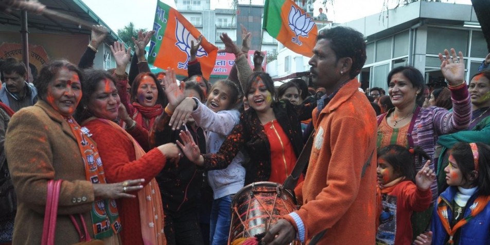 पांचों सीटों पर बीजेपी की दो लाख से ज़्यादा की लीड