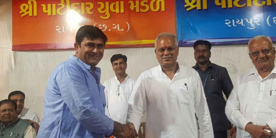 पाटीदार समाज के गरबा में शामिल हुए सीएम भूपेश बघेल