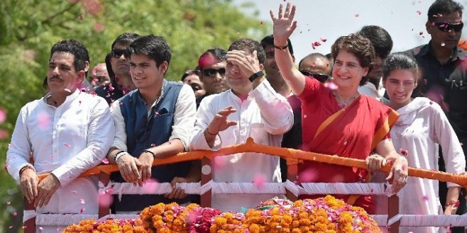 कांग्रेस ने गृहमंत्री राजनाथ सिंह को पत्र लिख कहा, अमेठी में राहुल गांधी पर ग्रीन लेजर लाइट मारी गई