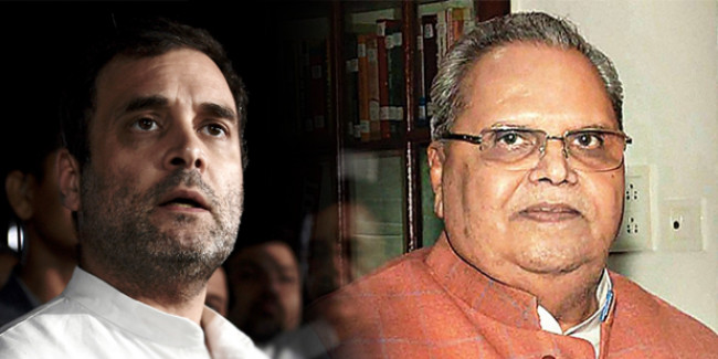 राहुल गांधी ने कबूला गवर्नर मलिक का न्योता, विपक्ष की एक टीम करेगी J-K और लद्दाख का दौरा