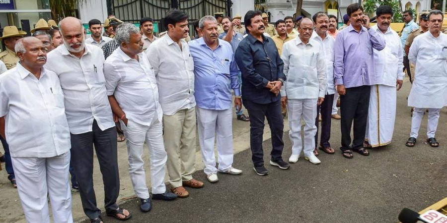 17 Disqualified MLAs of Congress-JD(S) Govt Meet to Discuss Strategy
