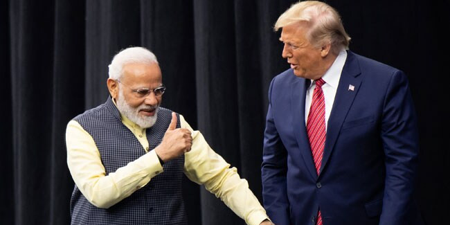 मोदी के नेतृत्व में भारत मजबूत हो रहा हैं- डोनाल्ड ट्रंप