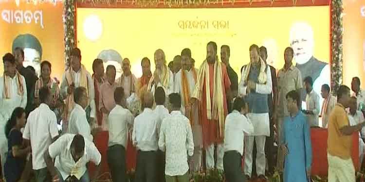 Odisha BJP Felicitates MLAs, MPs In Show Of Strength