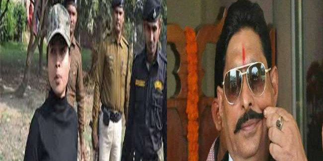 MP की गाड़ी से अनंत सिंह को ट्रांजिट रिमांड पर लेने कोर्ट पहुंची ASP लिपि सिंह, मचा बवाल