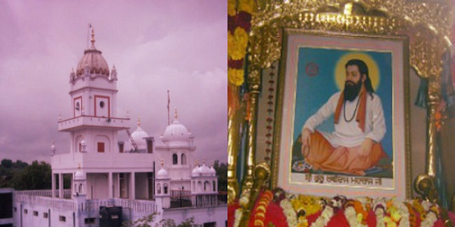 प्रदर्शन कर कांग्रेस ने की संत रविदास मंदिर बनाने की मांग, भाजपा पर लगाया तोड़ने का आरोप