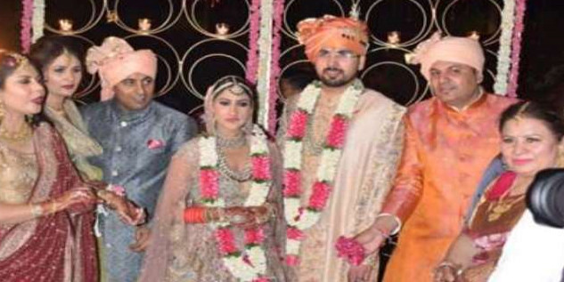 परिणय सूत्र में बंधे पंजाब के विधायक अंगद व यूपी की विधायक अदिति