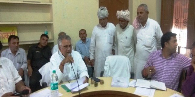 राज्य सरकार की मंशा है कि कोई भी गांव-ढाणी पेयजल आपूर्ति से वंचित नहीं रहे