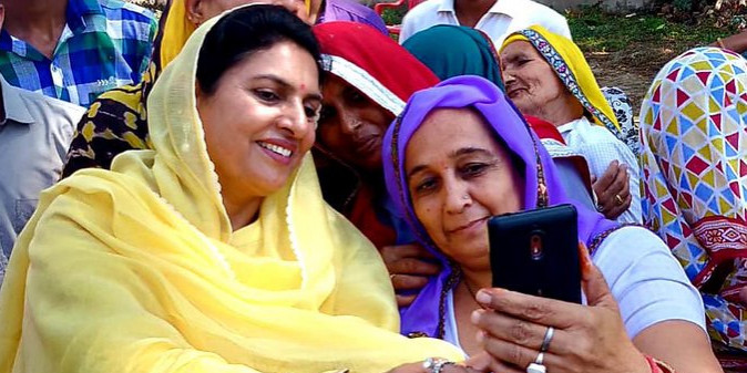 दुष्यंत की मां नैना चौटाला हो सकती हैं हरियाणा की उपमुख्यमंत्री
