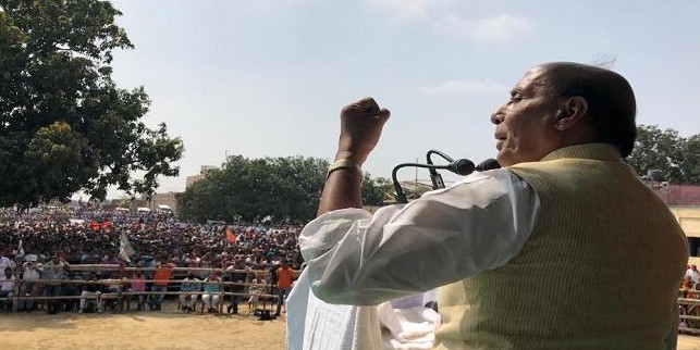 PM मोदी को दोबारा गद्दी पर देखना चाहते हैं देशवासी : राजनाथ सिंह