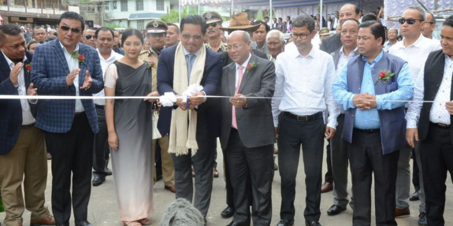 Meghalaya CM inaugurates Mawlai bypass, Mawkynroh Police OP