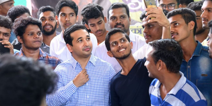 नारायण राणे के बेटे नितेश ने थामा बीजेपी का दामन, कंकावली सीट से लड़ेंगे चुनाव