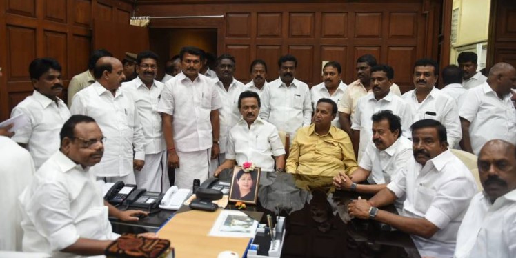 13 DMK members sworn in as MLAs