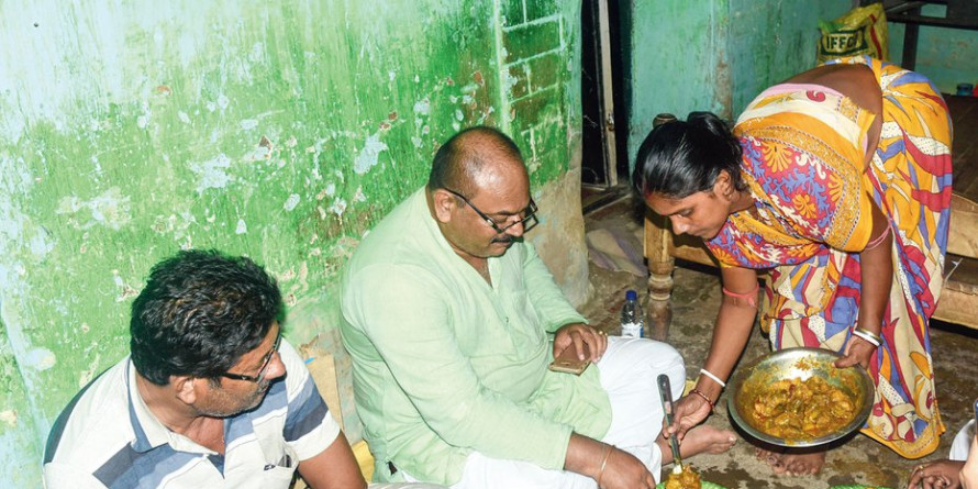 Ministers Chandranath Sinha, Gautam Deb tour villages in connect campaign