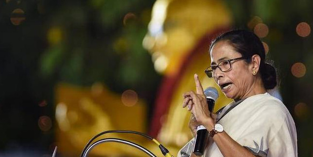 ‘IPS officer’ seen touching Mamata’s feet, BJP says ‘police behaving like TMC cadre’