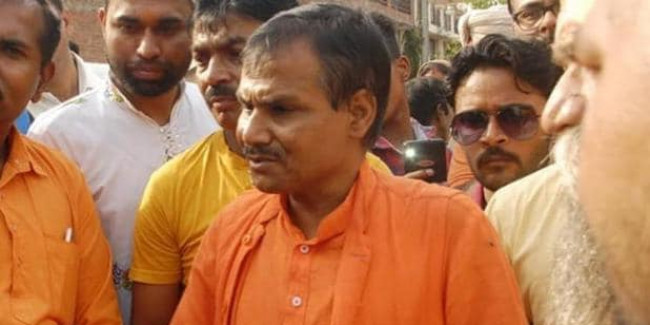 लखनऊ में हिंदू समाज पार्टी के नेता कमलेश तिवारी की गला रेतकर हत्या